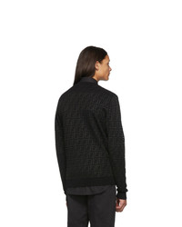 Fendi Black Wool Forever Sweater