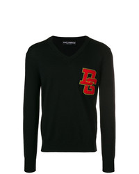 Dolce & Gabbana Chest Logo Knit Sweater
