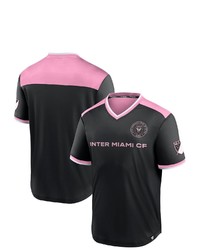 FANATICS Branded Black Inter Miami Cf Line Up Striker V Neck T Shirt At Nordstrom