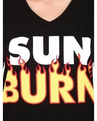 Sun Burn Printed Cotton T Shirt