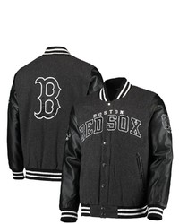 G-III SPORTS BY CARL BANKS Black Boston Red Sox Power Play Full Zip Jacket At Nordstrom