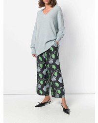 Christian Wijnants Cropped Printed Trousers