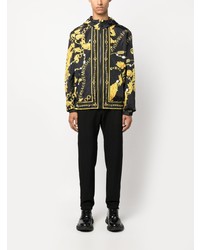 VERSACE JEANS COUTURE Baroque Print Hooded Jacket
