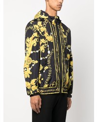 VERSACE JEANS COUTURE Baroque Print Hooded Jacket