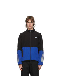 Junya Watanabe Black And Blue Karrimor Edition Fleece Jacket