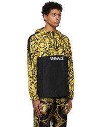 Versace Underwear Black Barocco Print Jacket