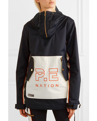 P.E Nation Dc Skyline Hooded Printed Ski Jacket