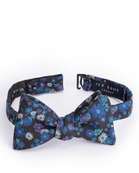 Ted Baker London Floral Print Wool Bow Tie