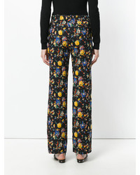Etro Printed High Waisted Pants