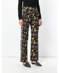 Etro Printed High Waisted Pants