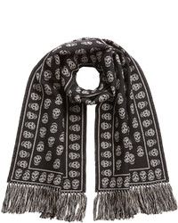 mcqueen wool scarf