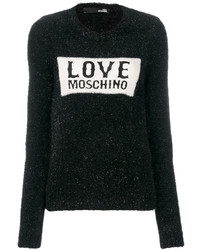 Love Moschino Logo Intarsia Jumper