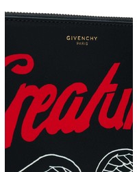 Givenchy Creatures Print Zipped Pouch