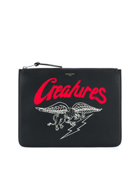 Givenchy Creatures Print Zipped Pouch