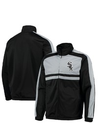 G-III SPORTS BY CARL BANKS Black Chicago White Sox Full Zip Track Jacket At Nordstrom