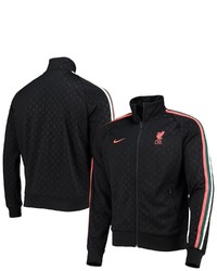 Nike Black Liverpool N98 Raglan Full Zip Jacket At Nordstrom
