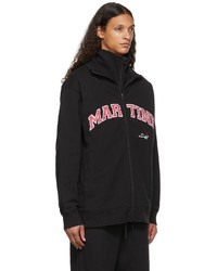 Martine Rose Black Logo 2 In 1 Zip Track Jacket