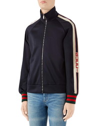 Gucci Logo Tape Technical Jersey Track Jacket