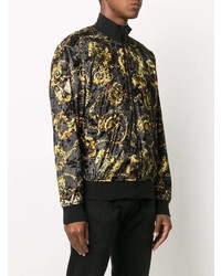 VERSACE JEANS COUTURE Signature Chain Link Bomber Jacket