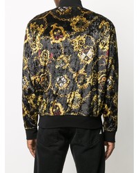 VERSACE JEANS COUTURE Signature Chain Link Bomber Jacket