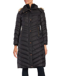 Andrew Marc Marc New York Hooded Faux Fur Trimmed Extreme Puffer Coat