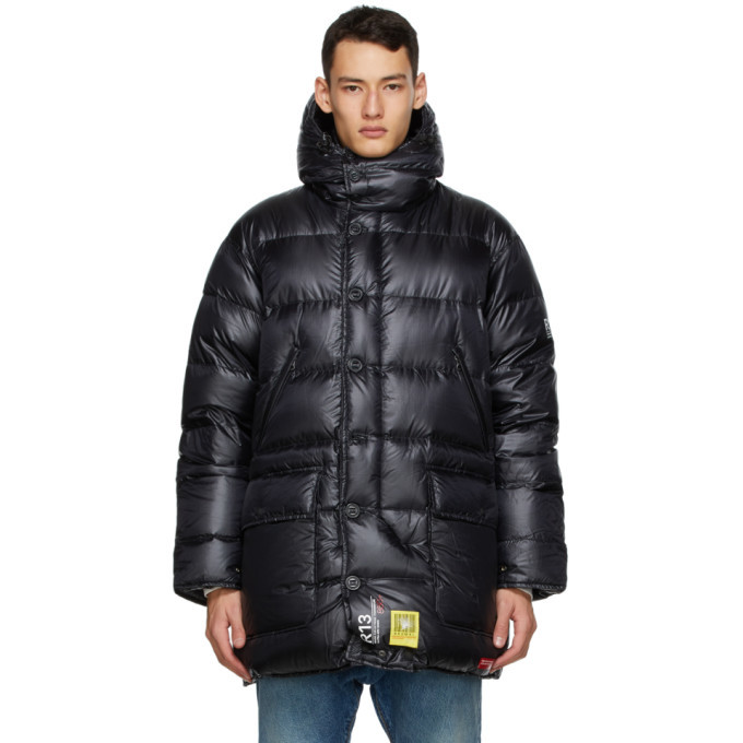 R13 Black Brumal Edition Down Mid Length Parka, $637 | SSENSE | Lookastic