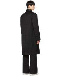 Valentino Black Buttoned Coat