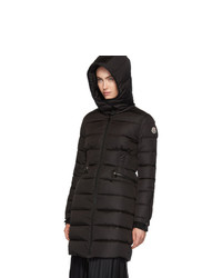Moncler Black Down Betulong Hooded Coat