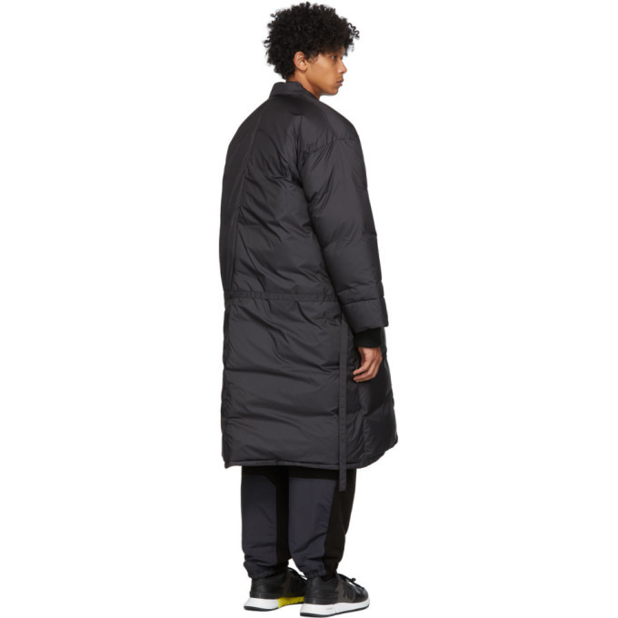 SASQUATCHfabrix. Black Down Haori Coat, $529 | SSENSE