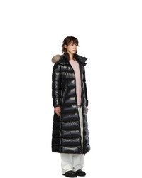 Moncler Black Down Hudson Long Coat