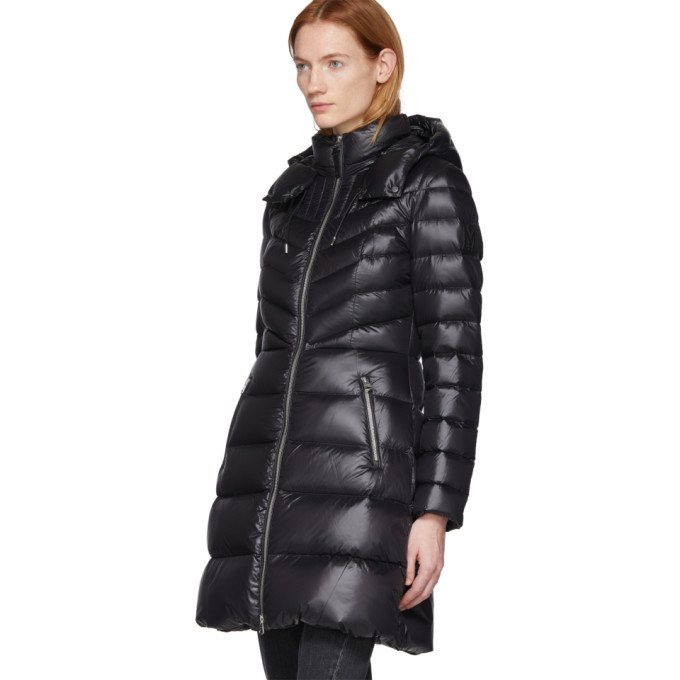 Mackage Black Down Lara Coat, $325 | SSENSE | Lookastic