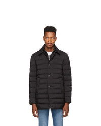 Herno Black Down Limpermeable Coat