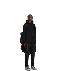 11 By Boris Bidjan Saberi Black Insulated Hooded Coat