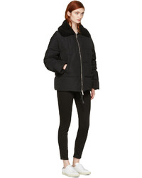 Dsquared2 Black Quilted Puffer Jacket