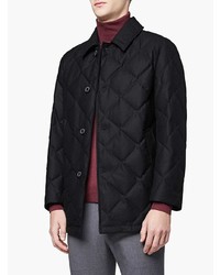 MACKINTOSH Black Quilted Wool Jacket Gd 015