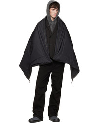 Fumito Ganryu Black Schlafsack Insulated Coat