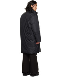 Wooyoungmi Black Stand Collar Down Coat