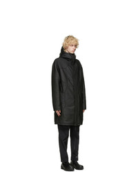 A-Cold-Wall* Black Storm Hood Long Coat