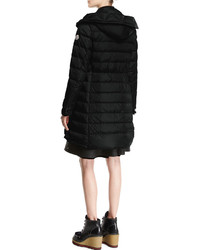 Moncler Christabel Quilted Puffer Coat Black