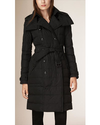 Burberry Down Filled Puffer Coat With Detachable Hood