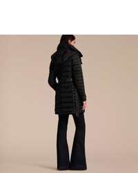 Burberry Down Filled Puffer Coat With Packaway Hood