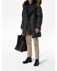 Burberry Faux Down D Hooded Parka
