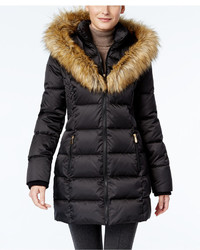 INC International Concepts Faux Fur Trim Puffer Coat Only At Macys