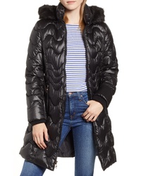Gallery Faux Hooded Puffer Jacket