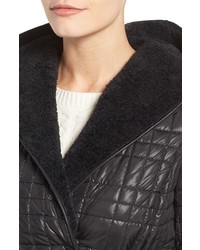 Kenneth Cole New York Faux Shearling Lined Puffer Coat