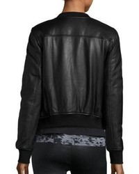 Generation Love Gigi Leather Puffer Bomber Jacket