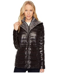 Vince Camuto Hooded Lightweight Down With Bib N1841 Coat