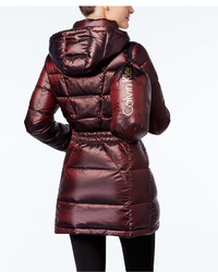 Calvin Klein Hooded Packable Down Puffer Coat