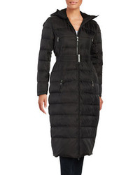 Vince Camuto Long Belted Puffer Coat