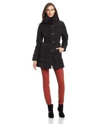 Jessica Simpson Long Puffer Coat With Toggles